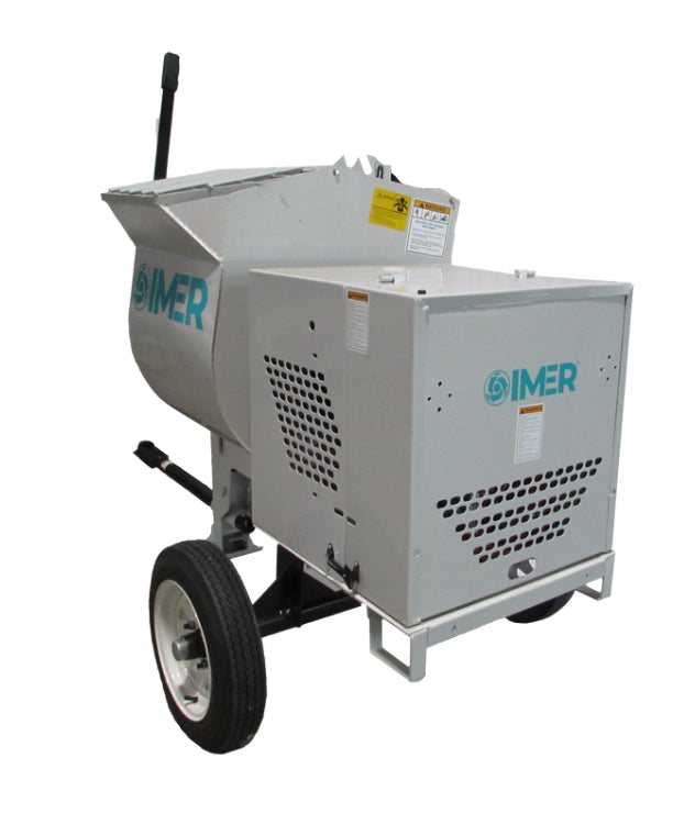 IMER HSM 6G Mortar & Stucco Mixer - 6 Cubic Foot - Honda 5.8 hp Gas Mo