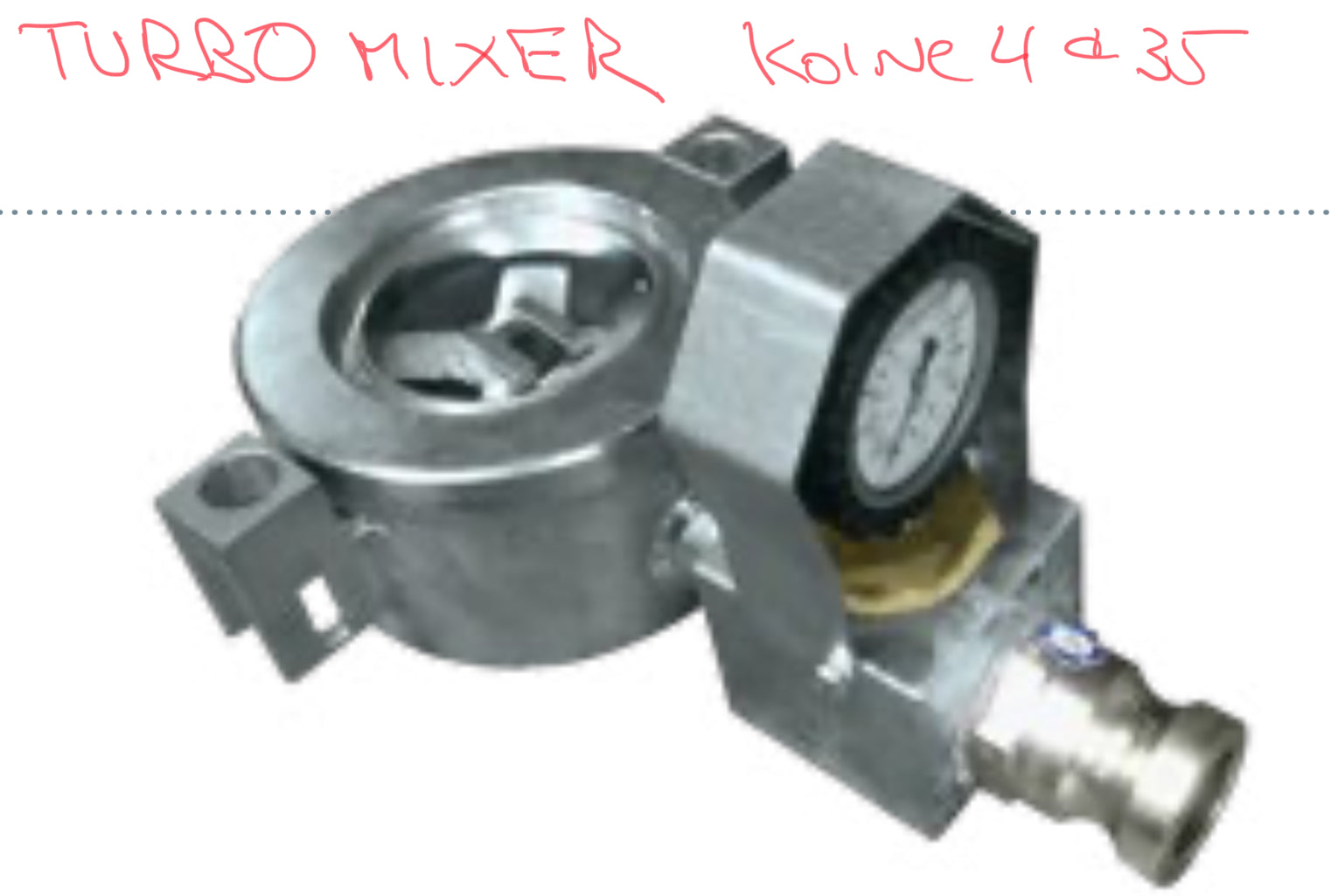 Turbo Mixer for Koine 35 & Koine 4