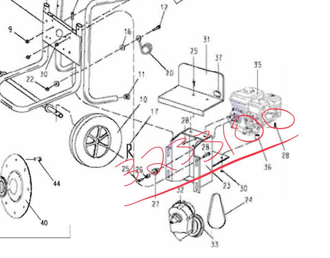 PN 3233100 - Gear Box - Wheelman Gas Mixer