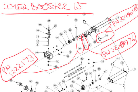 PN 3229048- O Ring IMER Booster 15 Pump