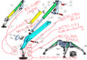 PN 855.01.097 IMER R 19 Out Rigger Foot Pad Parts - PLATE Semi -Fixing