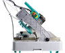 Super accurate miter cuts made easy with IMER Combi 250 10" tile and stone saw head and rail system