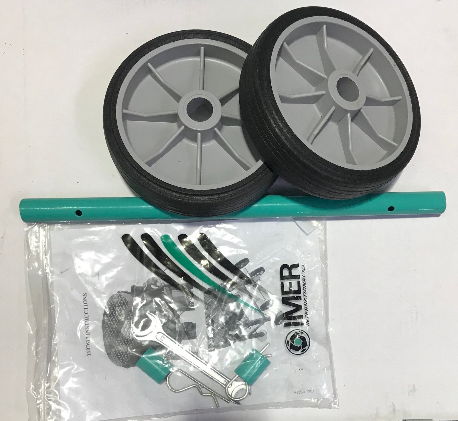 IMER Mortarman 120 Plus Wheel Kit Upgrade 