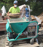 IMER USA Koine 35 continuous mixer pump spray machine  material hopper loading procedure