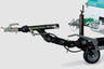 IMER Booster 15 Towable Diesel Hydraulic Swing Tube Concrete Pump tow bar