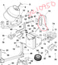 Part Number 2210950 - V Drive Belt for Motor - IMER Workman II Mixers - 250 - 350- 420