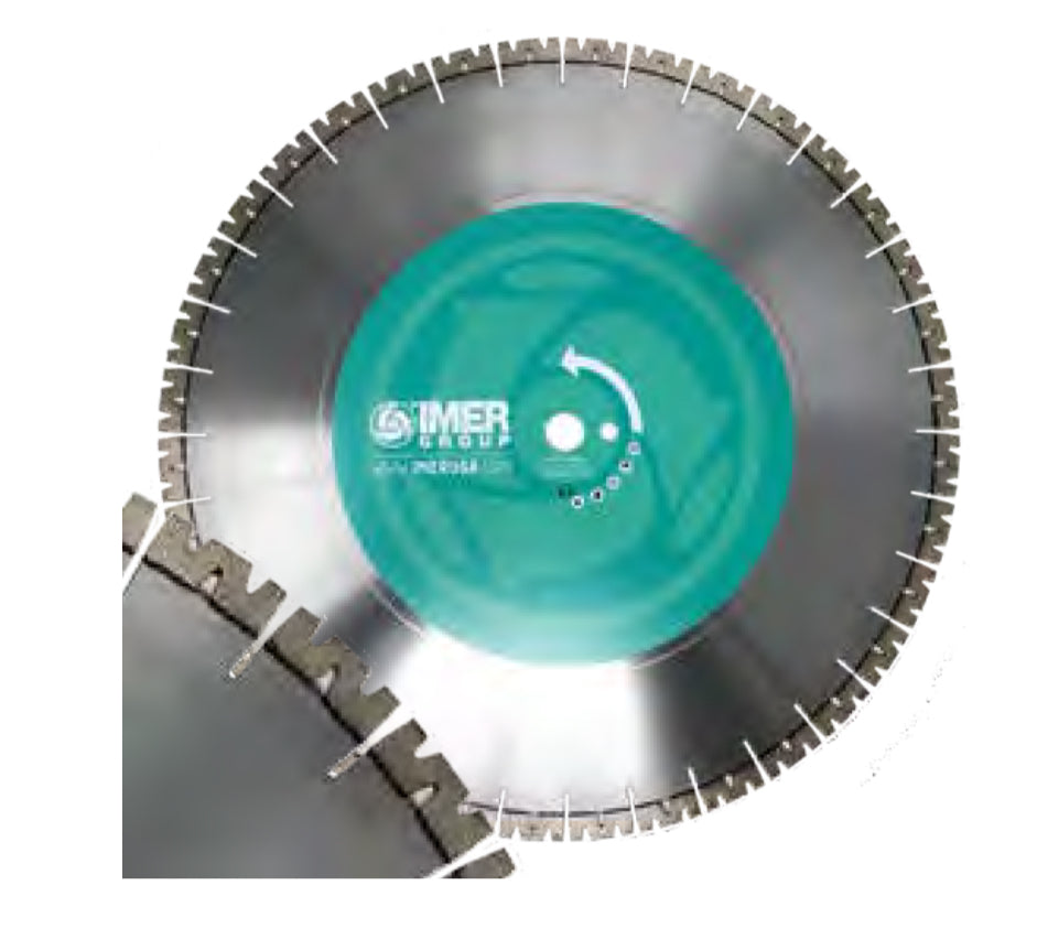 IMER 14” SB707 Series Diamond Blade for Stone Cutting - Silent Core