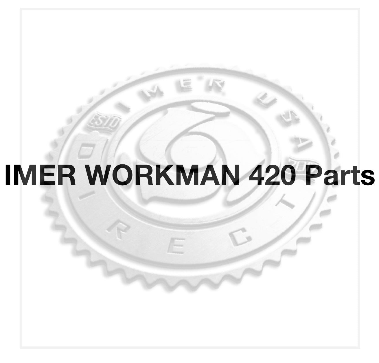 PN 3209921 - Pulley - IMER Workman 420 Mixer