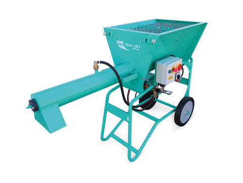 IMER Spin 30 PLUS 220V Single Phase Electric Continuous Mixer for Pre Blended Materials.