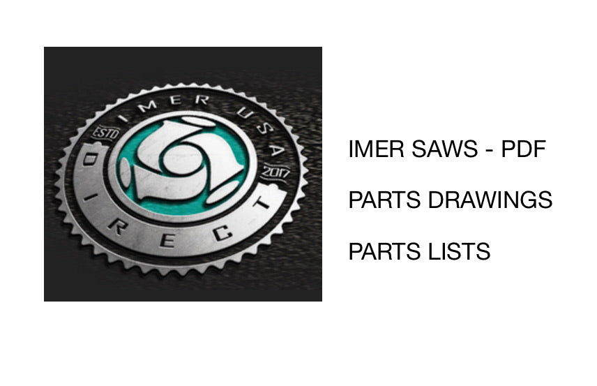 IMER SAWS Parts Drawings and Lists PDF