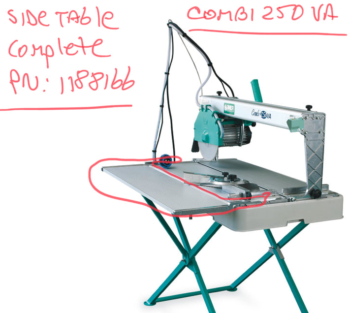 PN 1188166 - Combi 250 VA Standard - Side Table Complete